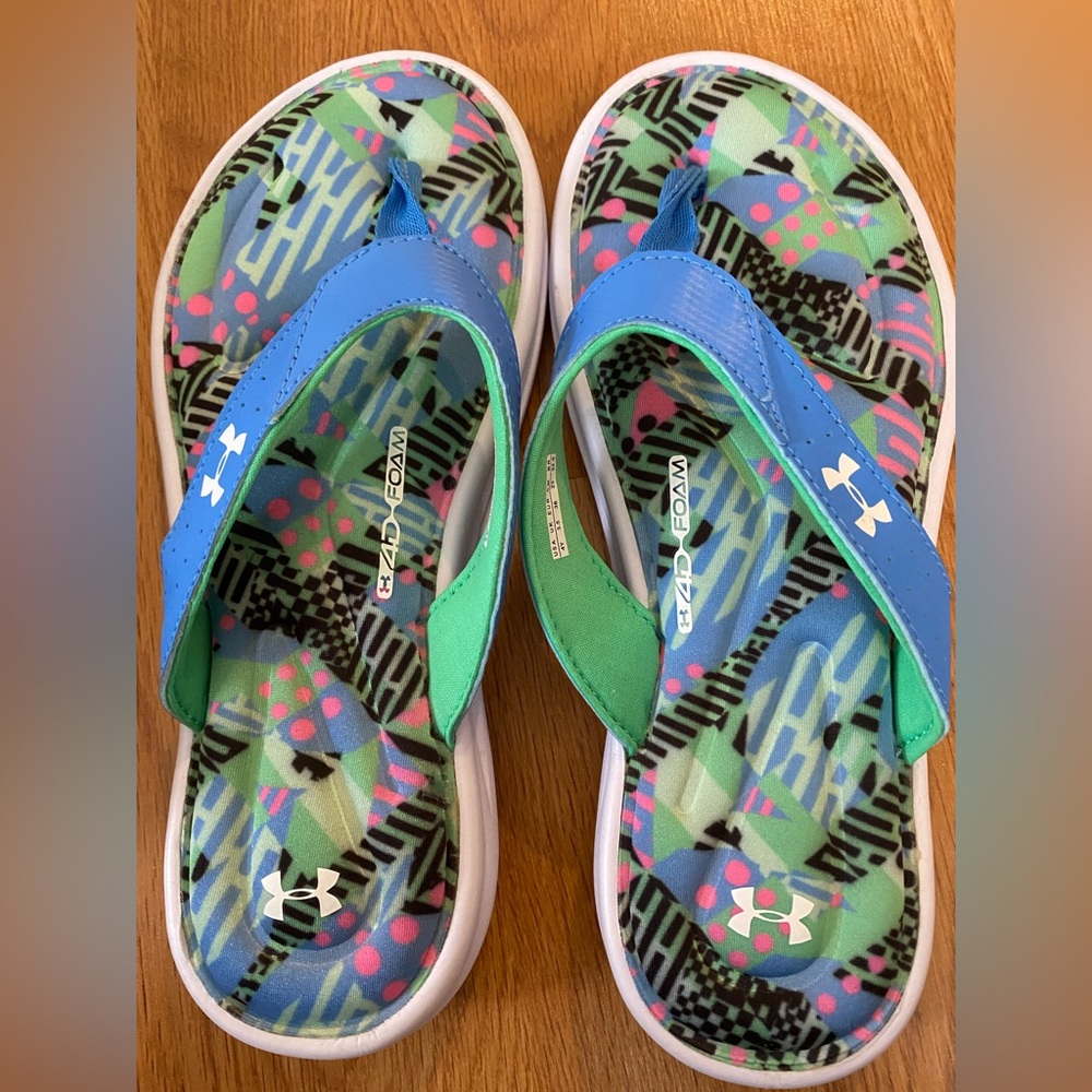 Under Armour flip flops